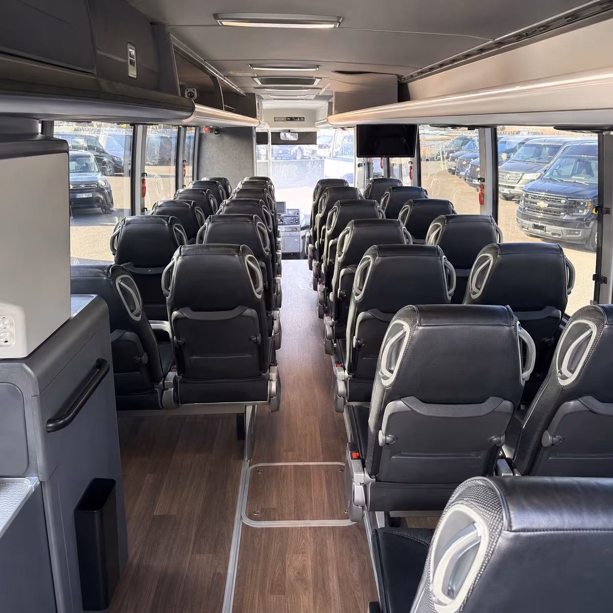 newton bus rental service area