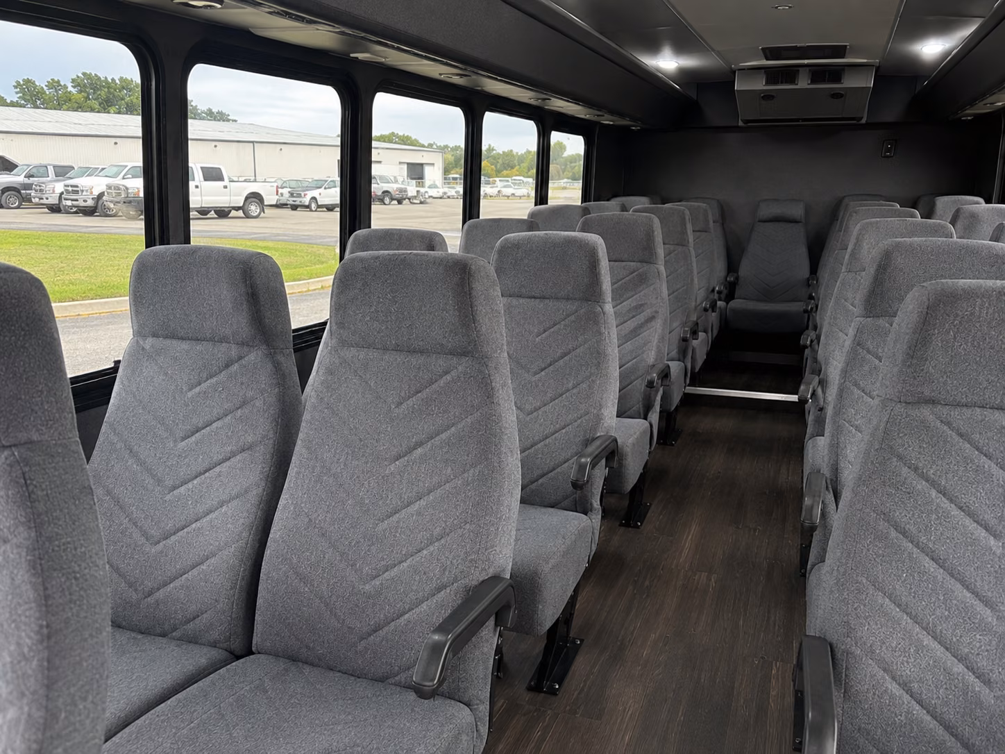 newton corporate event transportation onboard seating