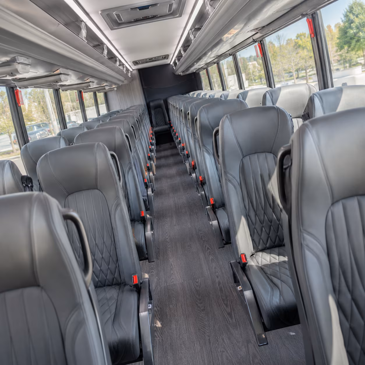 newton prom transportation onboard seating